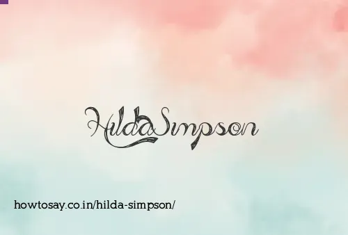 Hilda Simpson