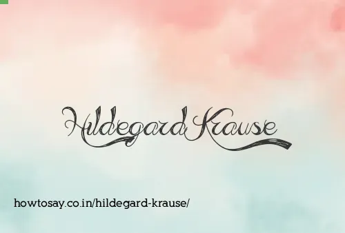 Hildegard Krause