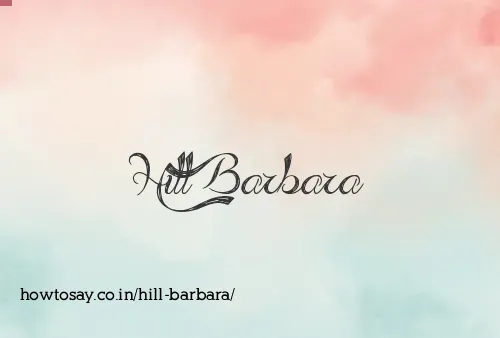 Hill Barbara