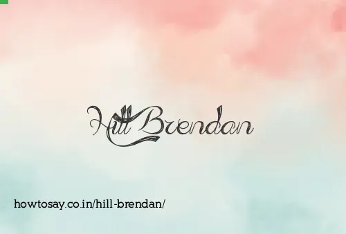 Hill Brendan