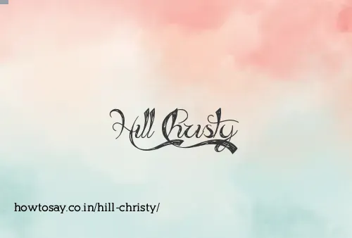 Hill Christy