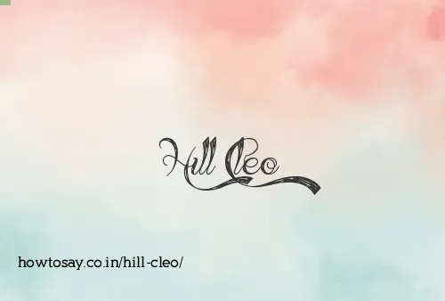 Hill Cleo