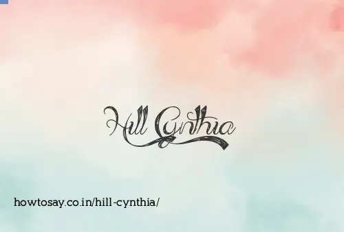 Hill Cynthia