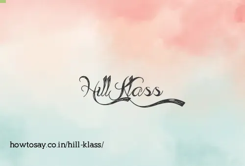 Hill Klass