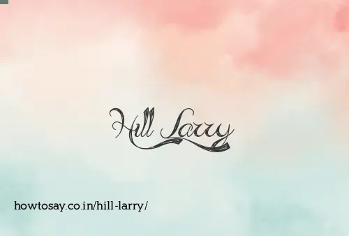 Hill Larry
