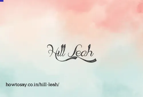 Hill Leah