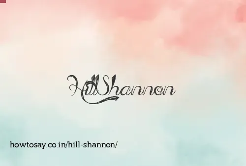 Hill Shannon