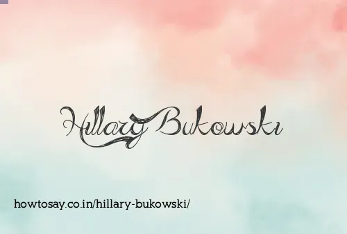 Hillary Bukowski