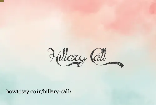 Hillary Call