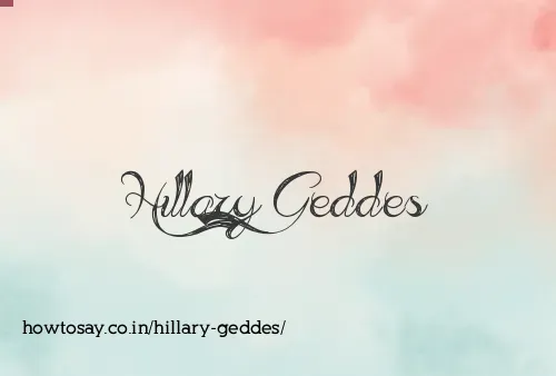 Hillary Geddes