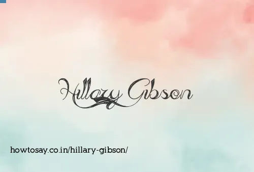 Hillary Gibson