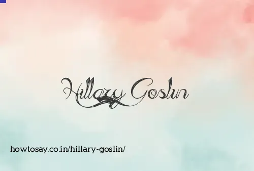Hillary Goslin