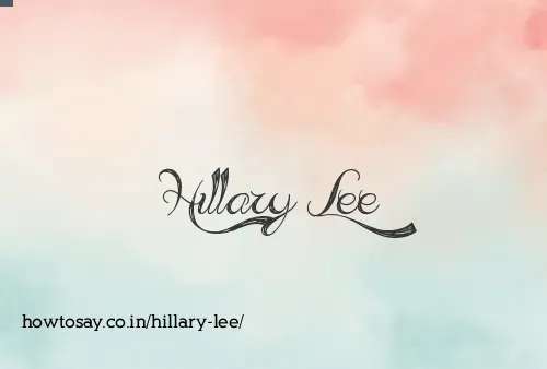 Hillary Lee