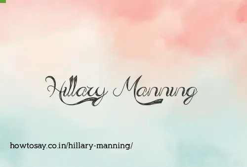 Hillary Manning