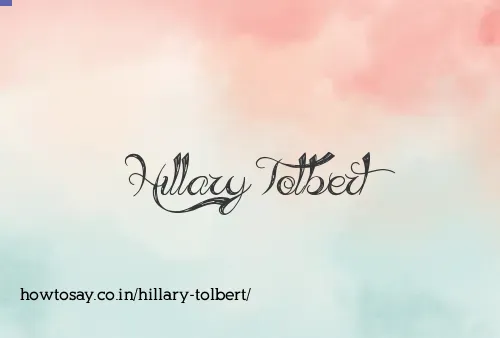 Hillary Tolbert