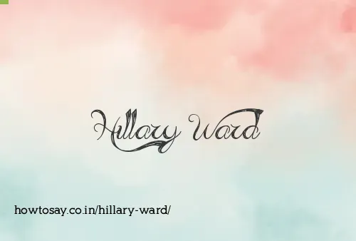 Hillary Ward