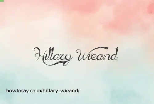Hillary Wieand