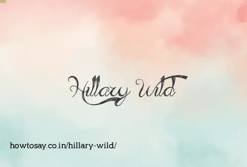 Hillary Wild