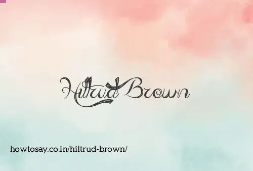 Hiltrud Brown
