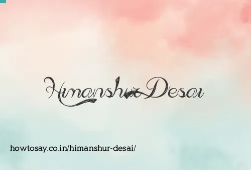 Himanshur Desai
