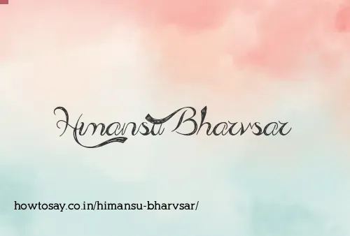 Himansu Bharvsar
