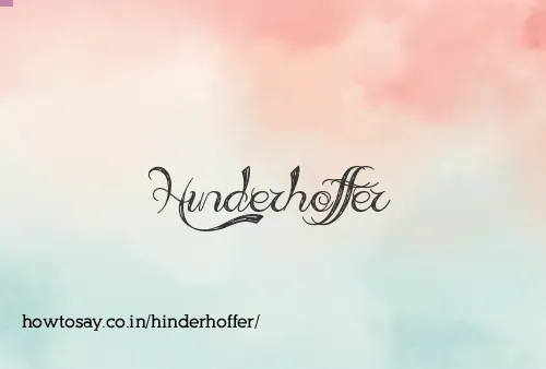 Hinderhoffer