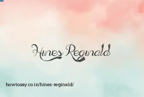 Hines Reginald