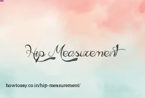 Hip Measurement