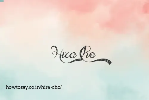 Hira Cho