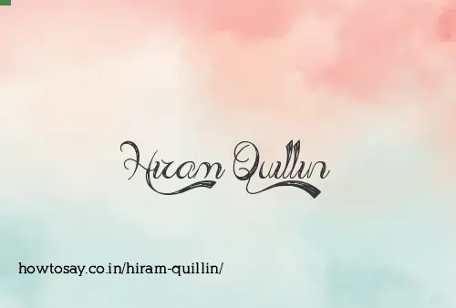 Hiram Quillin