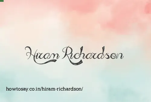 Hiram Richardson