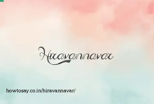 Hiravannavar