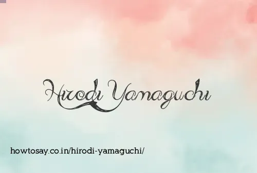 Hirodi Yamaguchi