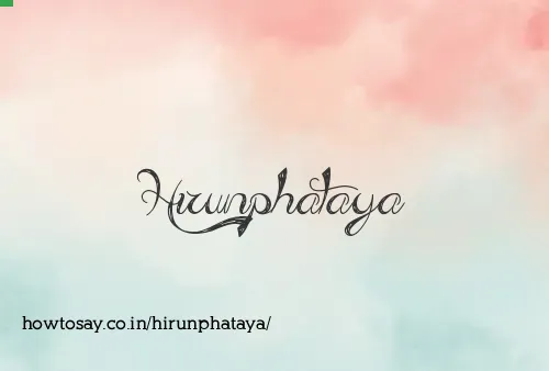 Hirunphataya