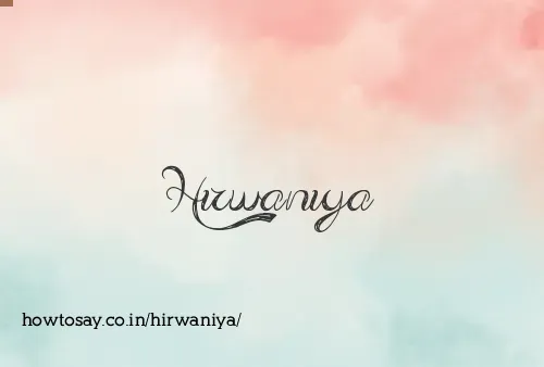 Hirwaniya