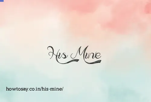 His Mine