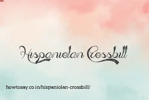 Hispaniolan Crossbill