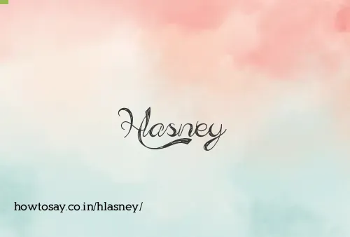 Hlasney