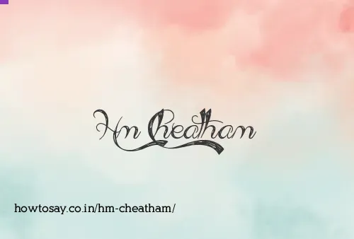 Hm Cheatham