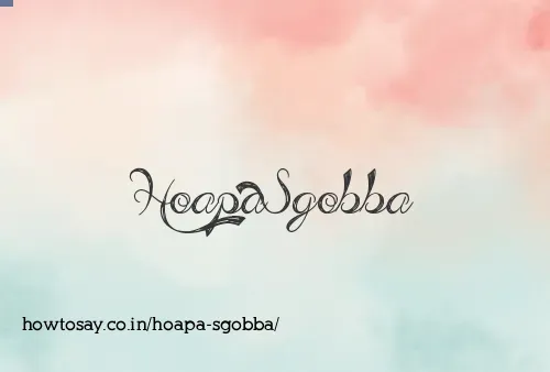 Hoapa Sgobba