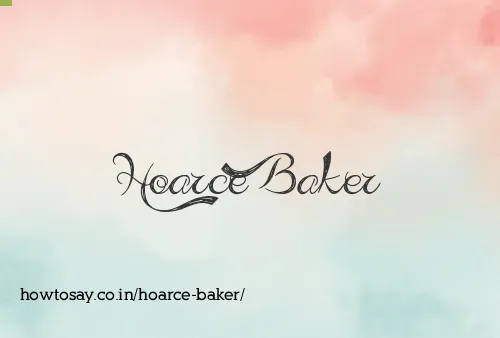 Hoarce Baker