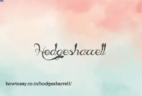 Hodgesharrell