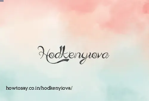 Hodkenyiova