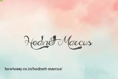 Hodnett Marcus