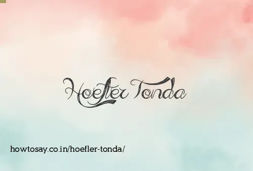 Hoefler Tonda