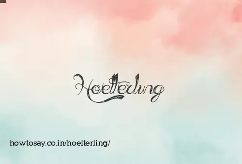 Hoelterling