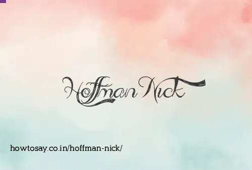 Hoffman Nick