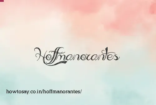 Hoffmanorantes