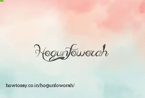 Hogunfoworah