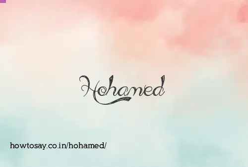 Hohamed